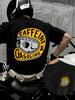 Unisexs Caffeine Gasoline Print Tshirt Crew Neck Tee Casual Loose Fit Minimalist Fashion Cotton Short Sleeve For All Season Y2k