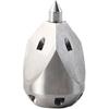 High Pressure Washing Nozzle Stainless Steel 1/2" High-Pressure Pipeline Cleaning and Dredging Nozzle, Sewer Spear Point NOZZLES(1I2 70LPM)