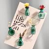 5/6/11Pcs Mini Vase Refrigerator Magnet DIY Home Office Kitchen Locker Fridge 3D