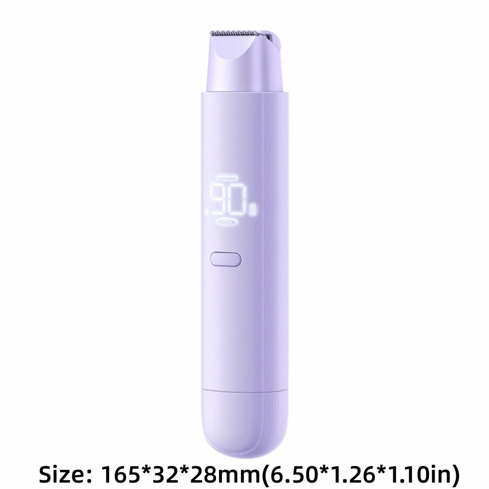 LED Display Women Hair Trimmer Rechargeable Full Body Hair Removal  Private Area