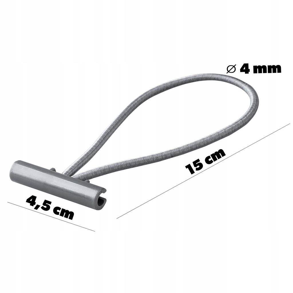 KADAX Guma Zestaw Gum Do Plandek Linki Z Zapadką 10szt