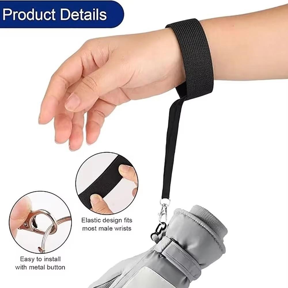 Adjustable Glove Straps Durable Anti-loss Strap Storage Strap Glove Safety Strap Sport