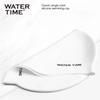WATERTIME Silicone Swimming Cap, for Long Hair, Large Size, Ear Protection, High Elasticity, Comfortable, Black