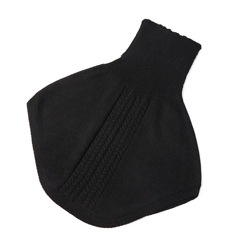 Women Wool Knitted Ring Scarf Winter Turtleneck Neckchief Warm Soft Cashmere Short Wraps Korea Fashion Fake Collar Girl