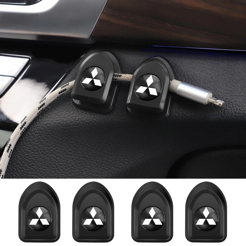 Car Hook Seat Back Hanger Holder Stickers for Mitsubishi Lancer 9 10 ASX L200 Colt Pajero Outlander Eclipse Galant Montero EVO