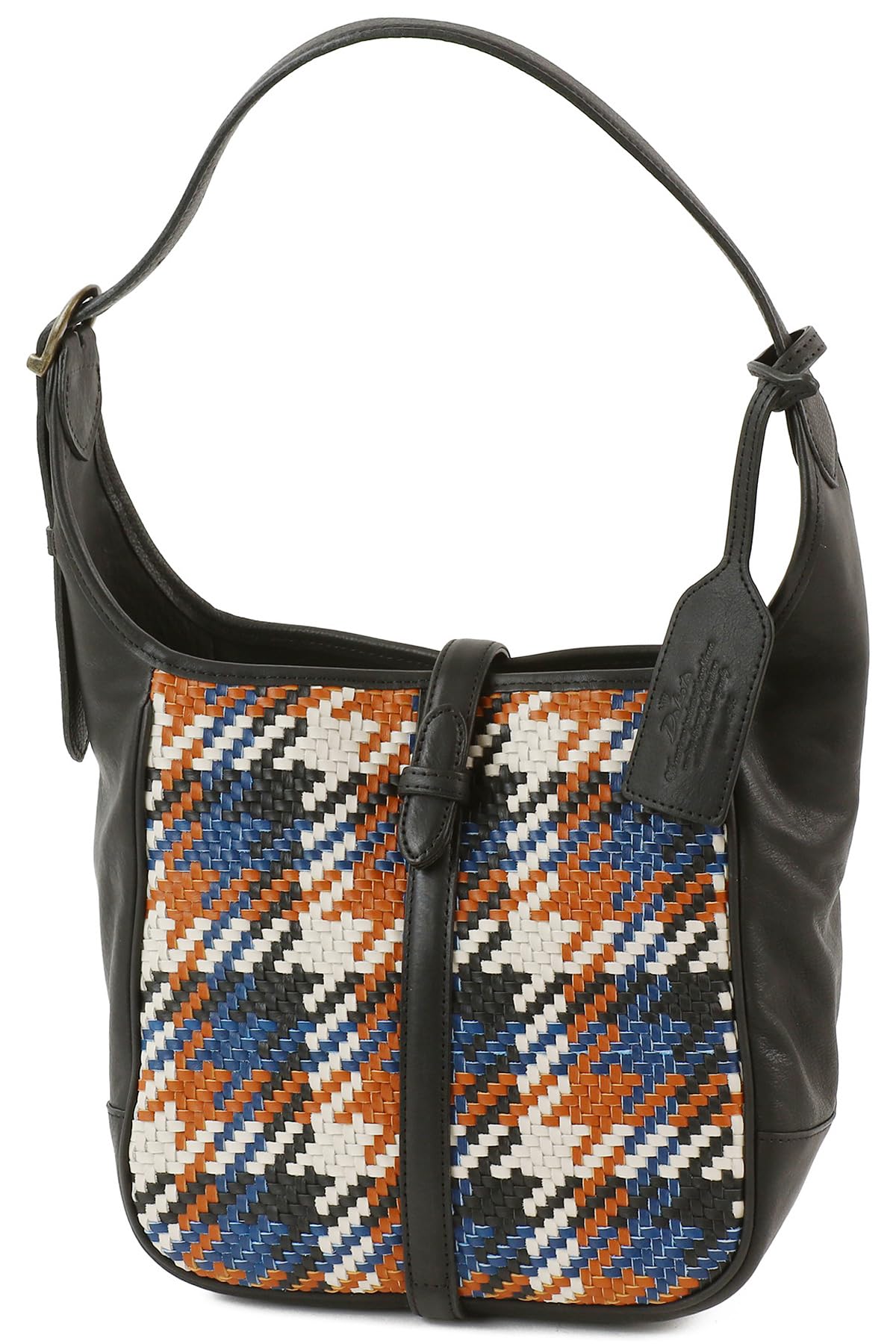 

One shoulder bag genuine leather black combination [Dakota] DA-1034650-71