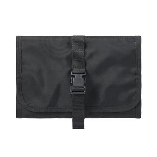 Muji Nylon Mesh Hanging Toiletries Case Black Approximately 2115cm OHH39A4A