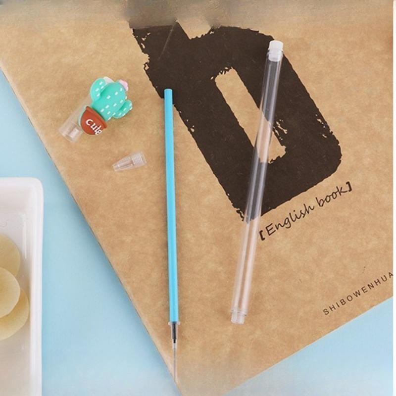 1Pc Cartoon Cat Paws Carrots 0.5mm Carbon Black Quick Drying Pen Writing Flows Smoothly Back To School Gifts During The Back To School SeasonSuitabl