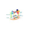 Children Baby Rotating Music Piano with Light Sound Educational Toy