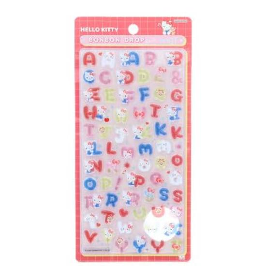 Stationery Hello Kitty Sanrio Characters Goods Bonbon Drop Stickers Letters Standard S8815542 Sun-Star