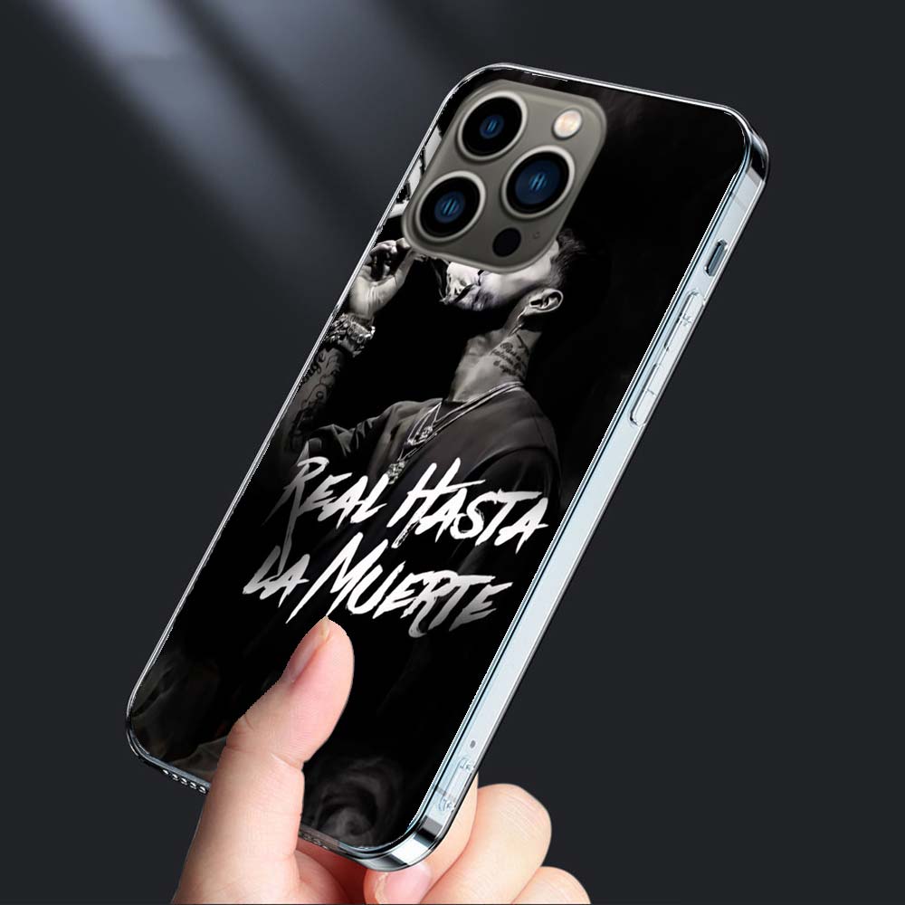 Rapper A-Anuel AA Real Phone Case For Iphone 16E 15 Pro 14 Plus 17E 16 17 Pro Max Air 11 12 13 Mini Shockproof Capa Cute Cove