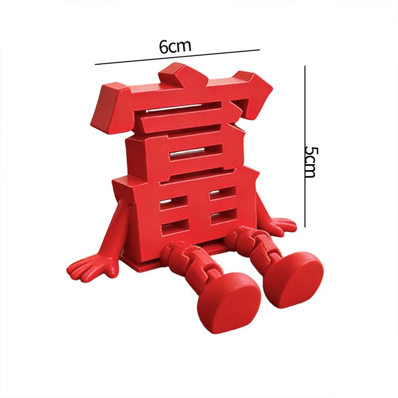New Year 3D Ornaments Chinese Horse New Year Desktop Decorations Festive Atmosphere Spring Festival Horse Year Supplies