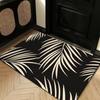 Entry Door Floor Mat Light Luxury Geometric Porch Scraping Mud Rubbing Soil Easy To Take Care Of Foot Pad Door Wear-Resistant Non-Slip Silk Ring Floor