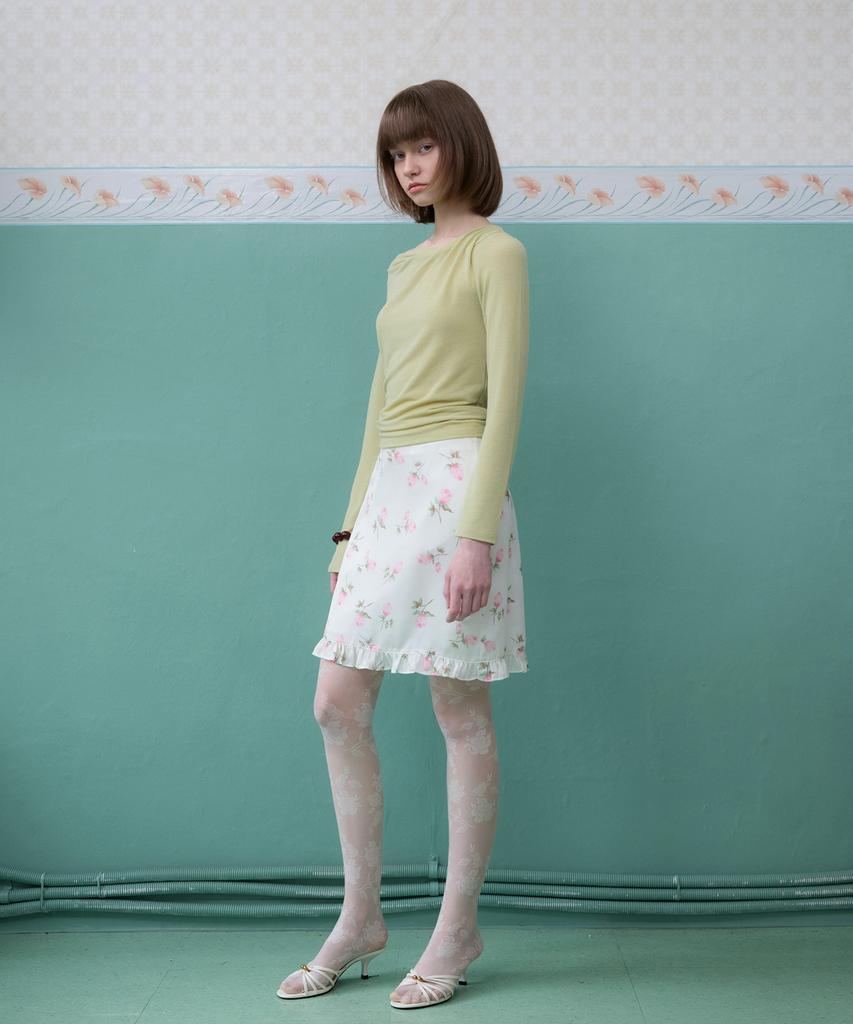Murmure Nis Rose Silky Skirt