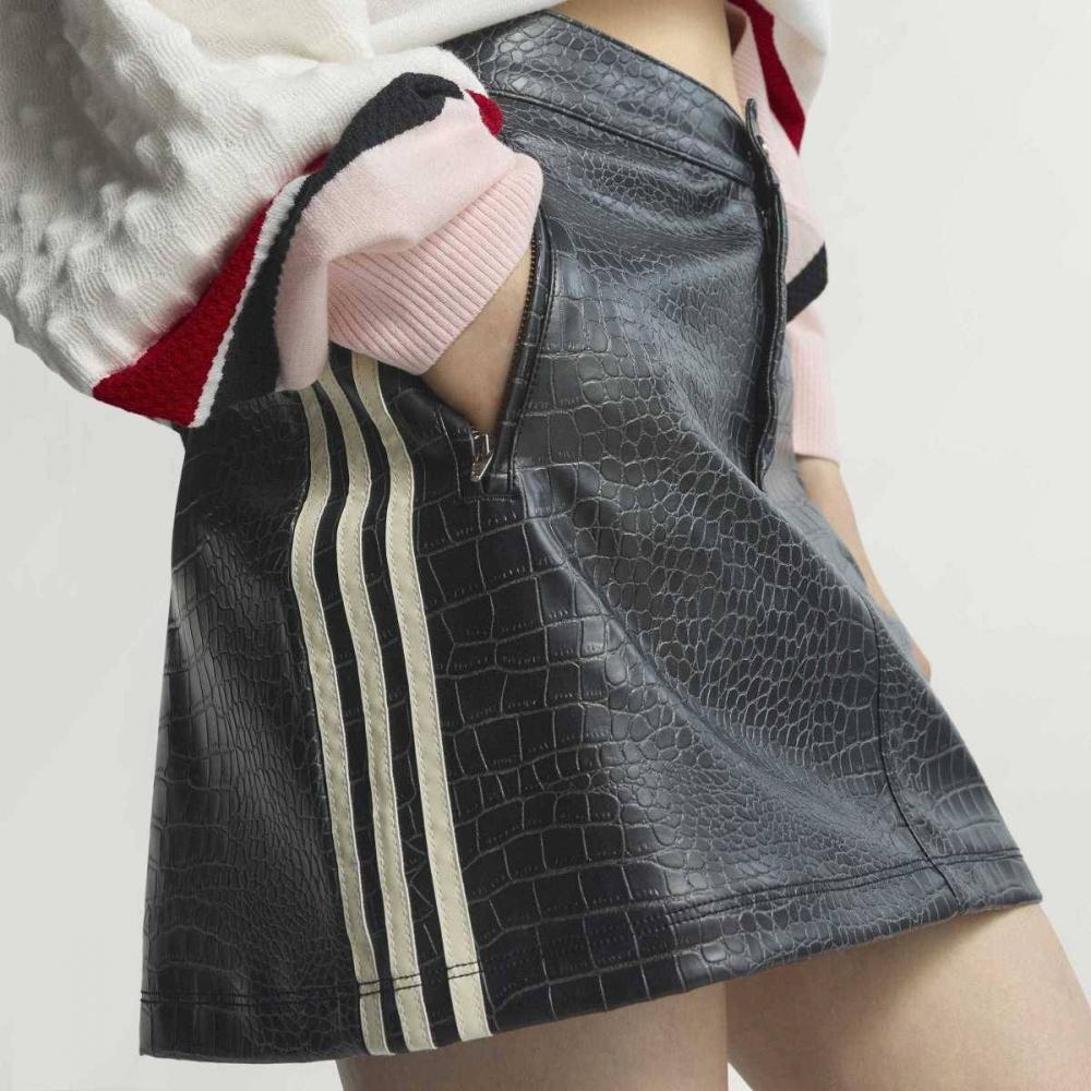 Adidas Women S Pleather Mini Skirt Ke5034