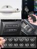 New 3D Car interior Decorative Stickers Key Badge Steering Wheel Decoration Stickers For Lexus IS ES GS LS UX NX RX
