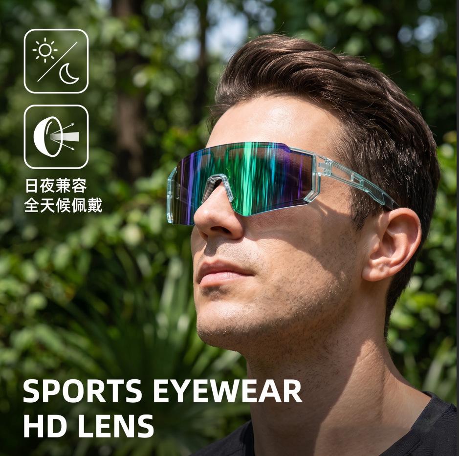 Popular high definition climbing sunglasses men's box sports goggles cycling windproof outdoor glasses women's sunglasses