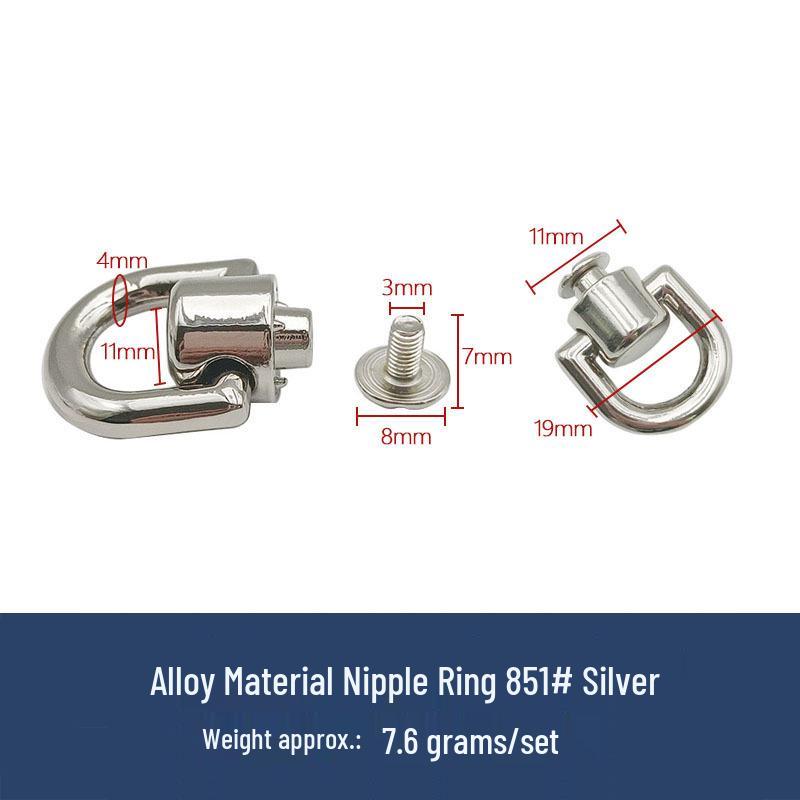 Taschen- und Gepäckzubehör: Ringe, Mönchskopf, Nippelstecker, DIY Lederschnallen, Schraubnieten