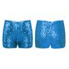 Pantaloncini Unisex Bambini Ragazzi Ragazze Paillettes Scintillanti Elastico in Vita Boxer per Costume di Scena