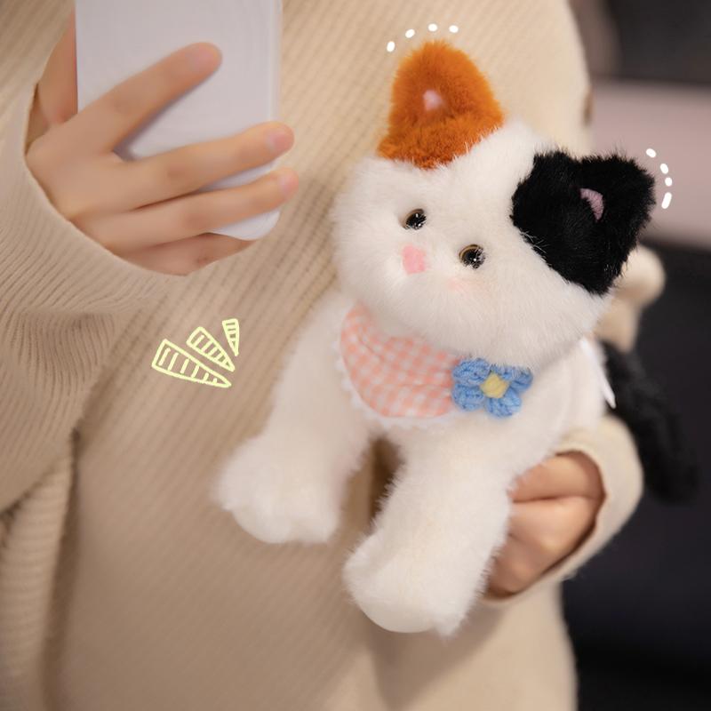 Kawaii Cat Fox Dog Plush Toy Cute Cartoon Animal Baby Doll Stuffed Throw Pillow Sofa Cushion Children Christmas Birthday Gift