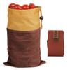 Orchard Picking Bag   Leather Waist Hanging Fruit   Bag Portable Abrasion Resistant Outdoor Gathering Bag