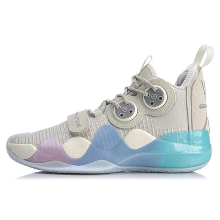 Li Ning WOW 8 Way Of Wade 8 Abrasion Resistant Breathable High top Basketball Shoes Men's Cotton Candy ABAP113-9