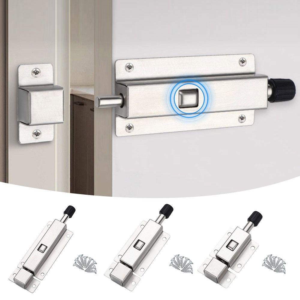 With Screws Window Catch Lock Spring Lock Latch Catch Tower Bolt  Garden Gate Shed Sliding Door