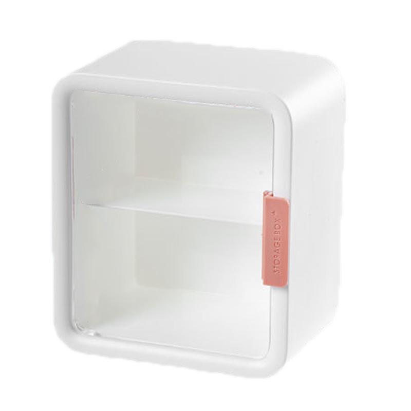 

Комната кукольного домика Шкаф для кукольного домика Витрина Кейс для хранения 2 яруса Прозрачная дверь Синий белый