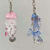 Sparkling Marine Charm Phone Chain Keychain With Firefly Design Resin Pendant Jewelry For Keys Bags Decoration