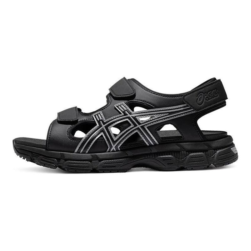 ASICS Kahana Sd Outdoor Sports Unisex Sandals 'Black Silver' 1203A130-002