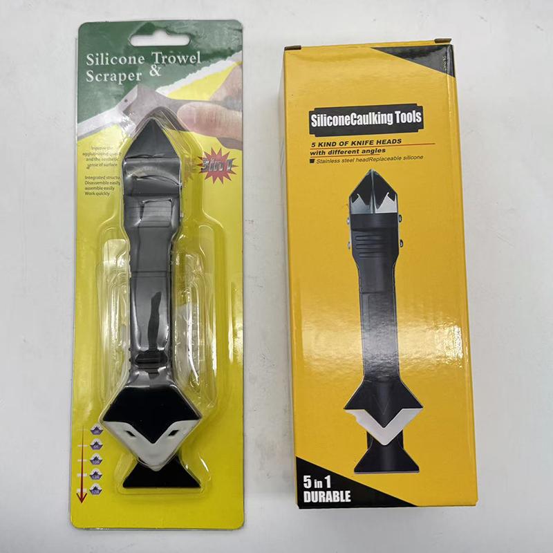 1Set Multifunction Coner Caulking Tool Silicone Scraper Glue Remover Knife Angle Beauty Crevice Spatula Tool Grout Scraper