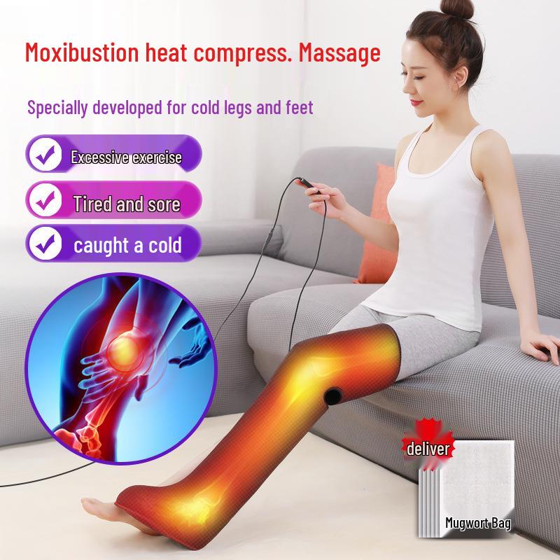 Electric Heated Knee Brace Massager for Joint Pain and Cold Protection
