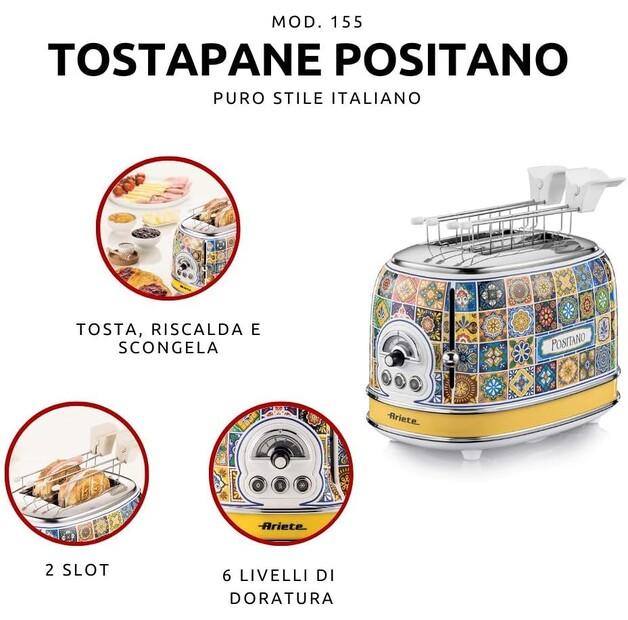 Toaster Ariete 155/0P Positano