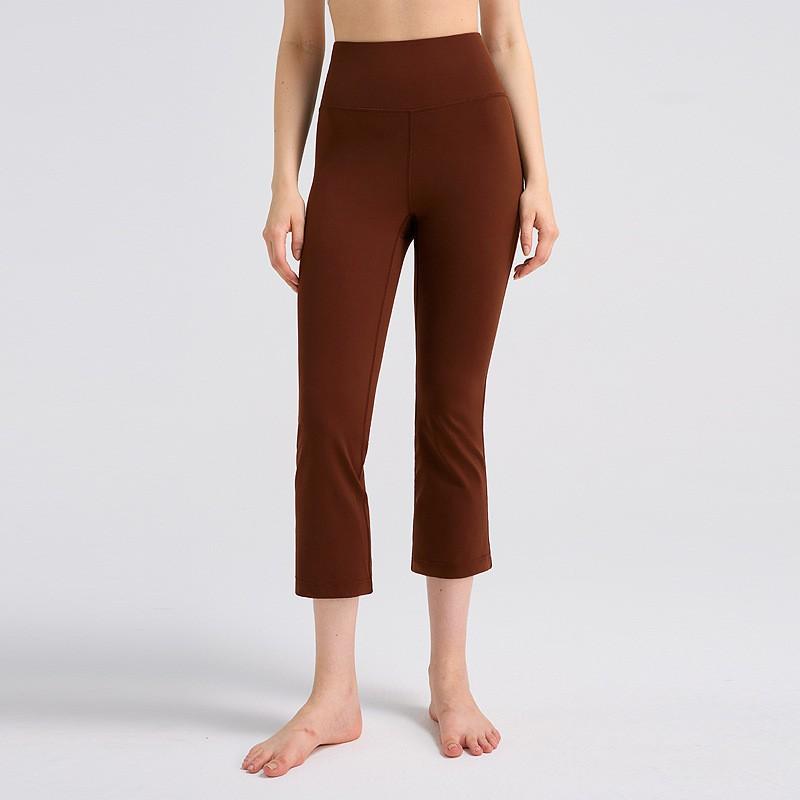 Girls High Waist Flared Leggings Yoga Running Dance Sport Winter Stretchy Quick Dry Athletic Pants