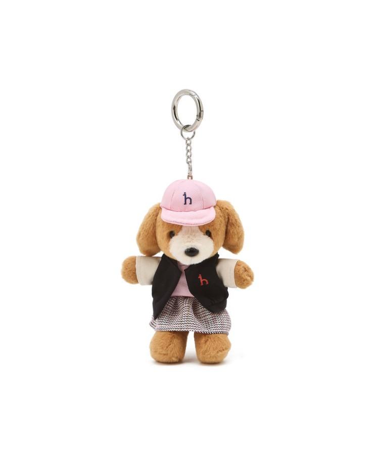 Hazzys Women Acc Pink Baseball Cap Harry Puppy Keyring_Hiho5F122W1