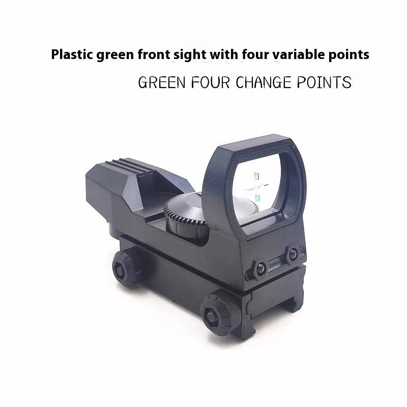 

Plastic Four-change Point Red Dot 20mm Card Slot Cross Telescope