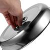 2 Pcs Vegetable Cover Cheese Grill Kitchen Cooking Hood Steak Food Round Dish Bakeware Tool Stainless Steel Household