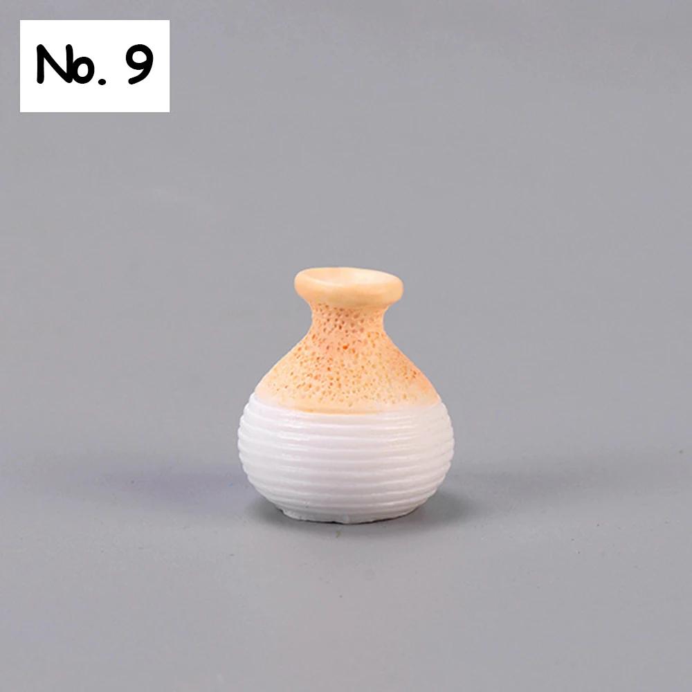 1 st harts vas miniatyr blomkruka liten mun vas prydnad mikro landskap älvträdgård dekor DIY hantverkstillbehör växtkruka