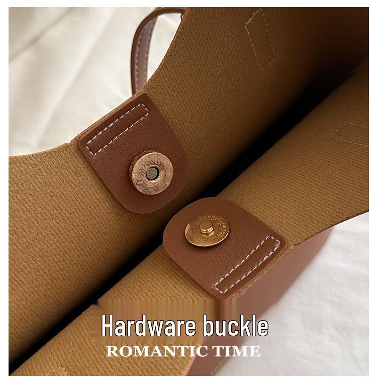 2025 Große Damen-Umhängetasche - Vielseitige, einfache Pendler-Tragetasche mit Schal