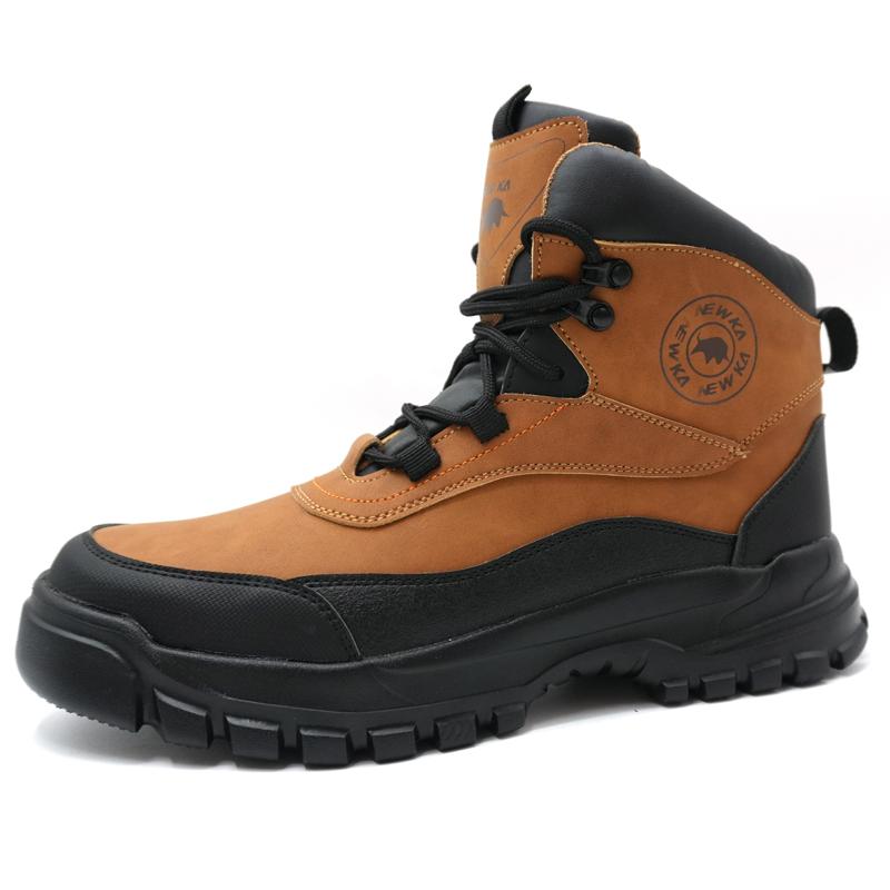 Waterproof Safety Shoes Men Boots Steel Toe Shoes Anti-smash Anti Piercing Work Boots Protection Shoes Non-slip Industrial Shoes