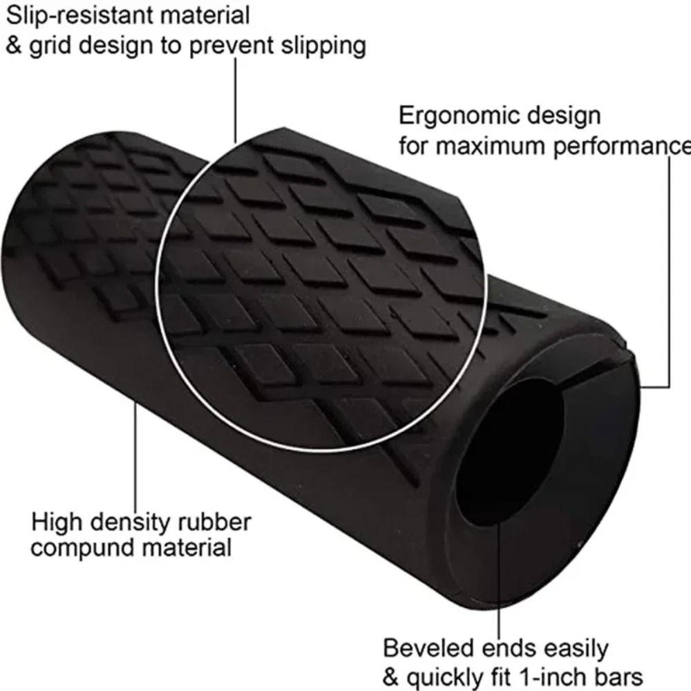 Thicken Silicone Dumbbell Grip Increase Friction Fitness Equipment Barbell Grip  Bodybuilding