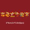 Chinese Latest Year Refrigerator Magnetic Sticker God Of Wealth Fridge Magnet Pendants  Horse Year Spring Festival Decoration
