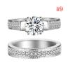 Zircon Ring Women Index Finger Ring Fashion Couple Ring Set Jewelry Gift
