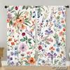 Piece Set High Definition Digital Printed Curtainshalloween Wizard Darkgreen Orange Pumpkin Theme Style Curtainhome Decorat Curtain Polyester