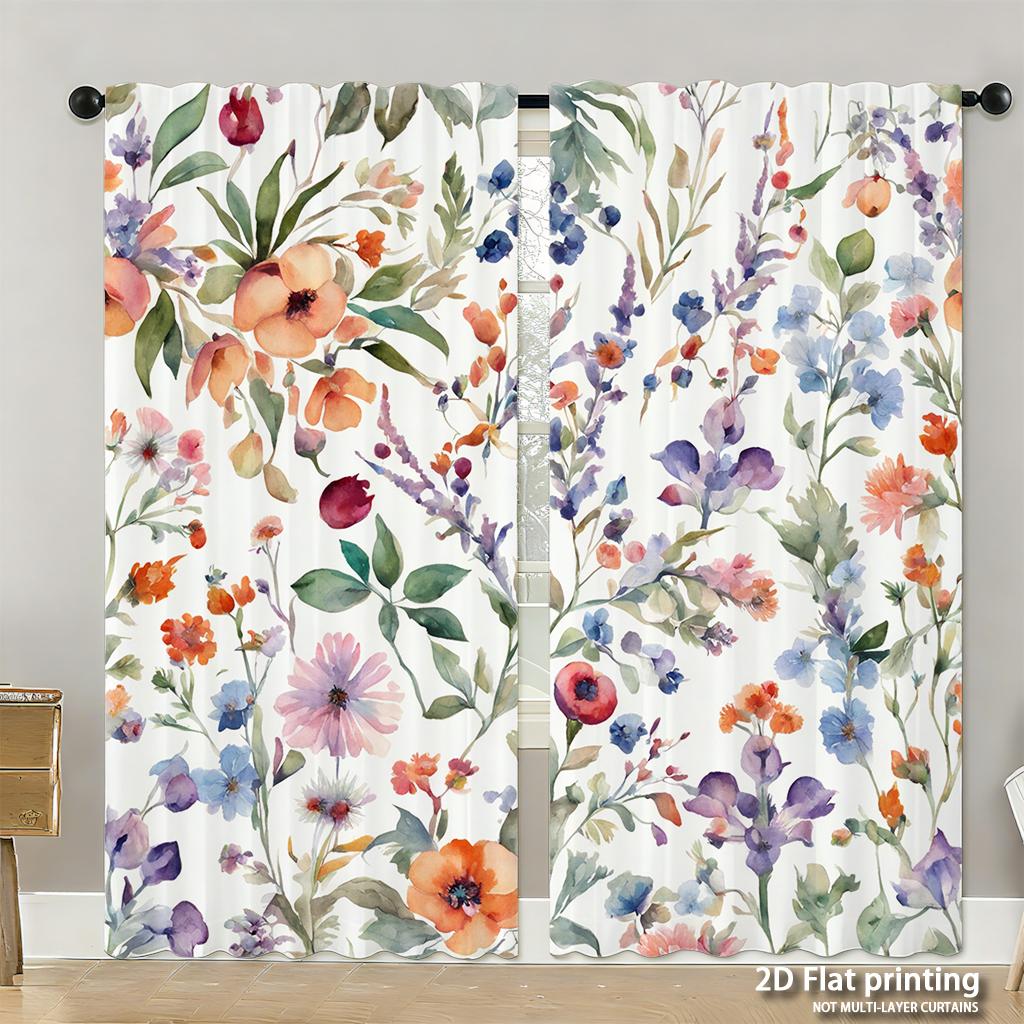 Piece Set High Definition Digital Printed Curtainshalloween Wizard Darkgreen Orange Pumpkin Theme Style Curtainhome Decorat Curtain Polyester