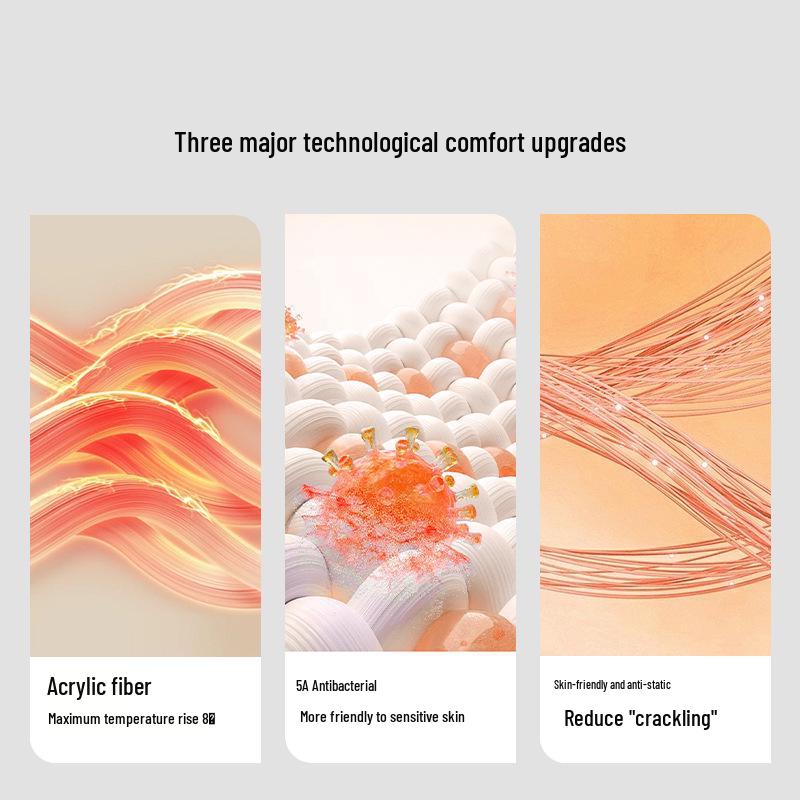 Women's Extra Thick Fleece-Lined Acrylic Thermal Base Layer Top