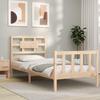 VidaXL Bed Frame with Headboard 90x200 Cm Solid Wood 3192541