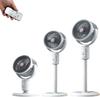 Standing Fan with Quiet DC Motor 90° Oscillation 3 Speeds Remote Control USB Power Adjustable Height for Bedroom Living Room Office Dormitory