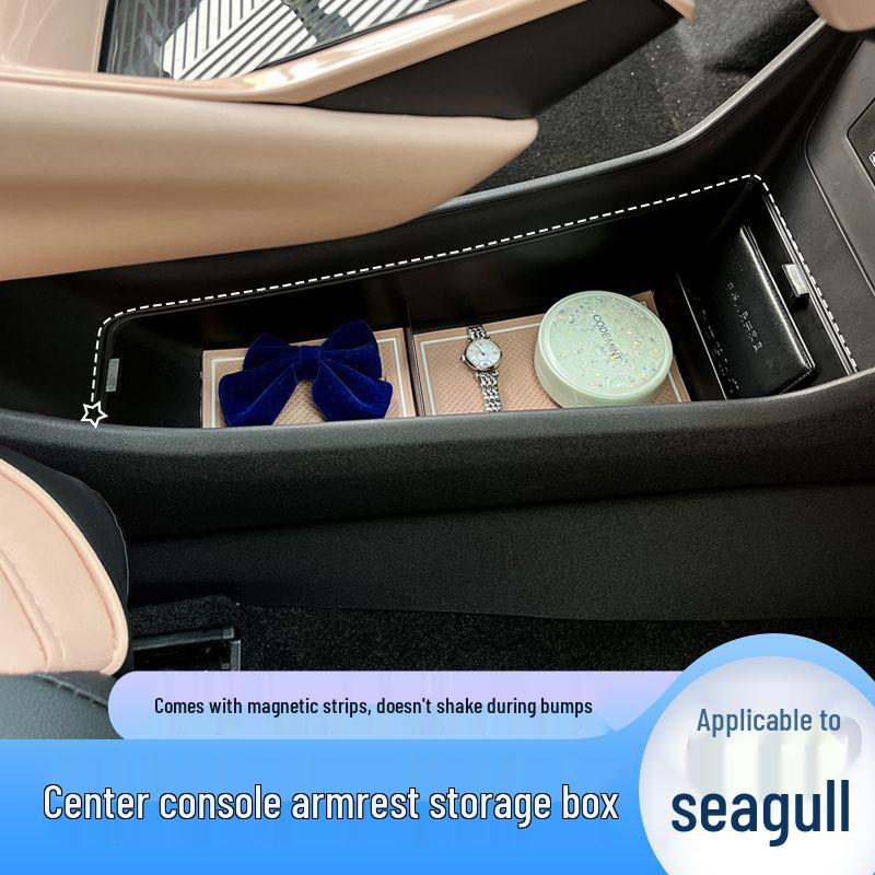 BYD Seagull Center Console Double-Layer Magnetic Storage Organizer
