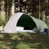 Vidaxl Tourist Tent, 4-Person, Dome, Green, Waterproof